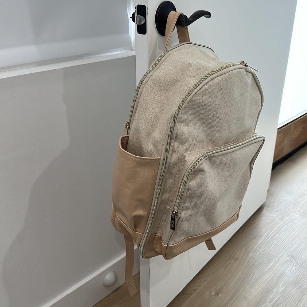 BEÍS Backpack In Beige - Picture 3 of 3